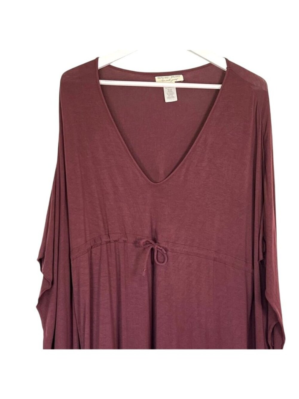 Barefoot Dreams Luxe Milk Jersey Caftan L/XL Paradise Cove Caftan Buttery Soft - Picture 2 of 9